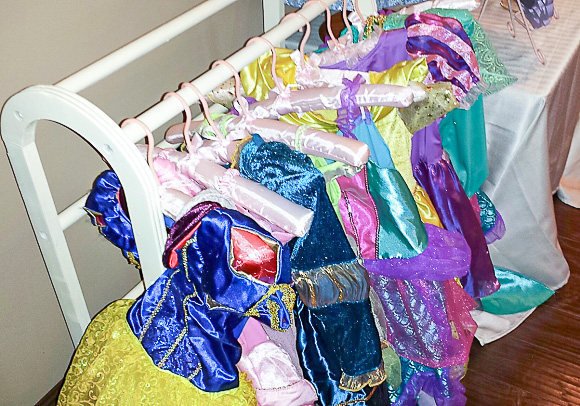 Princess Party Dress Up Rack