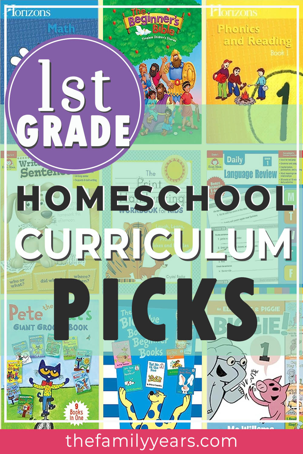 1st Grade Homeschool Curriculum Picks