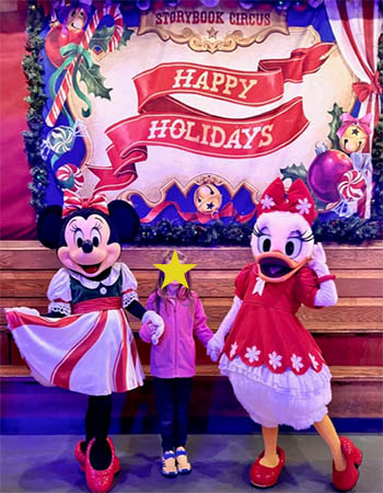 Minnie and Daisy Disney World Christmas Party