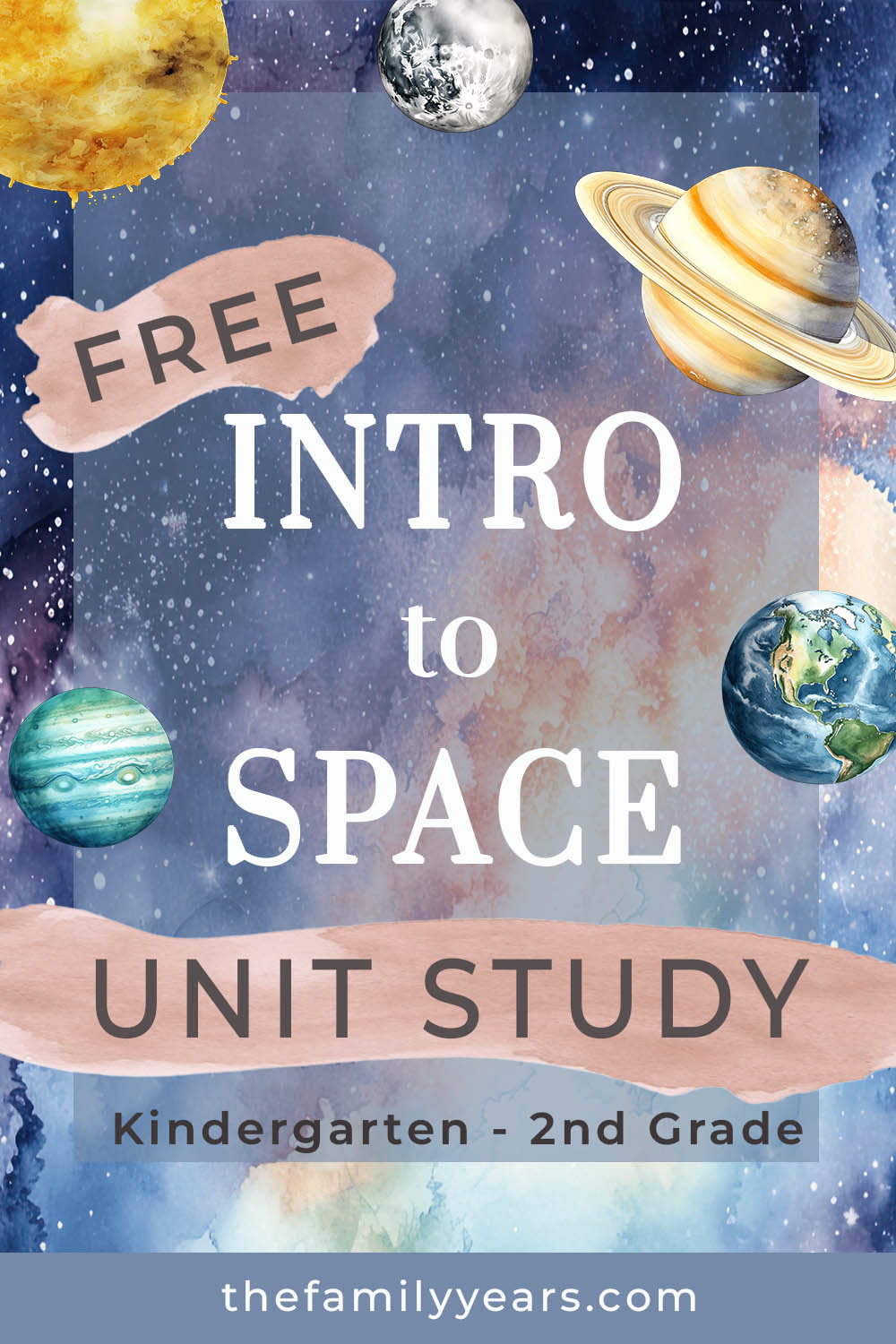 Free Intro to Space Homeschool Unit Study