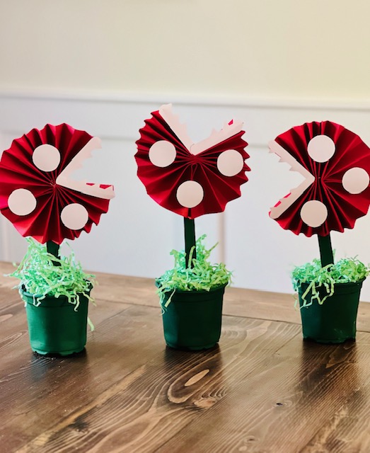 Super Mario Bros Piranha Plant Decorations