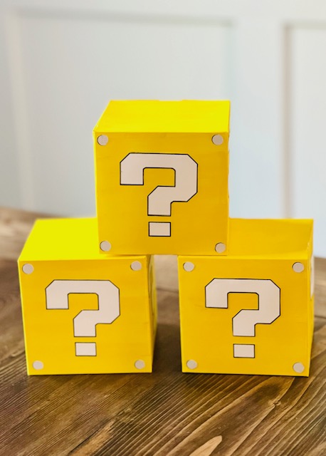 DIY Super Mario Question Mark Boxes