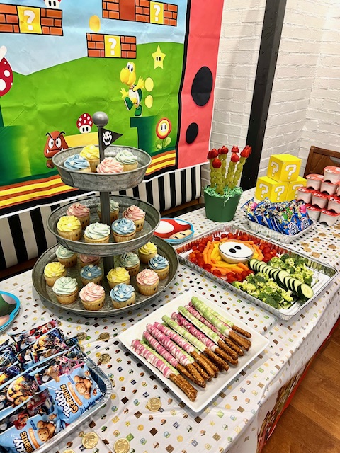 Super Mario Bros Birthday Party Food Ideas