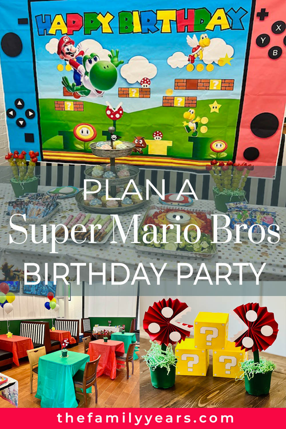 Super Mario Bros Birthday Party Ideas