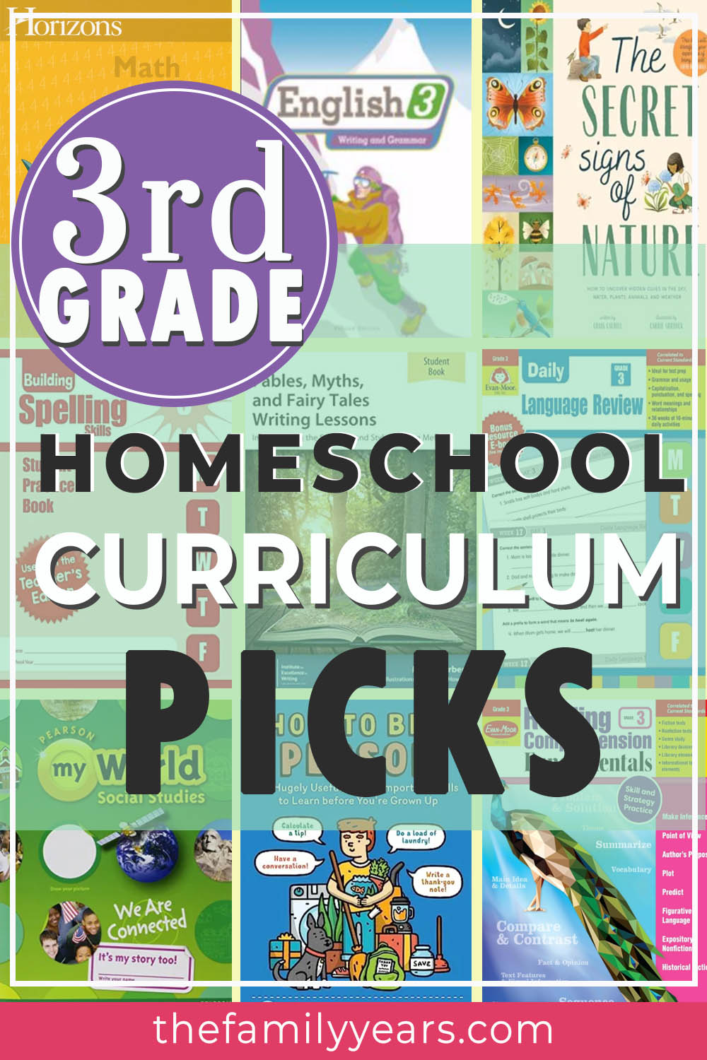 3rd Grade Homeschool Curriculum Picks