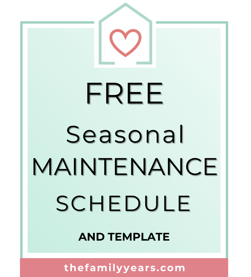 Free Seasonal Home Maintenance Schedule