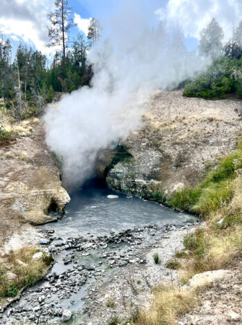 Dragon's Mouth Spring Yellowstone