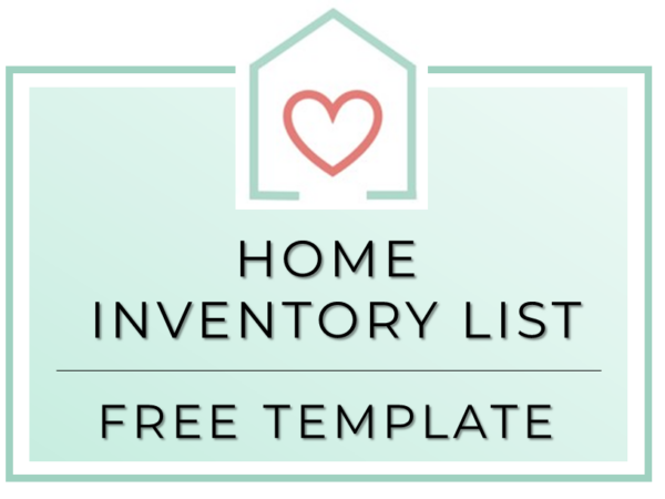 Home Inventory List Free Template