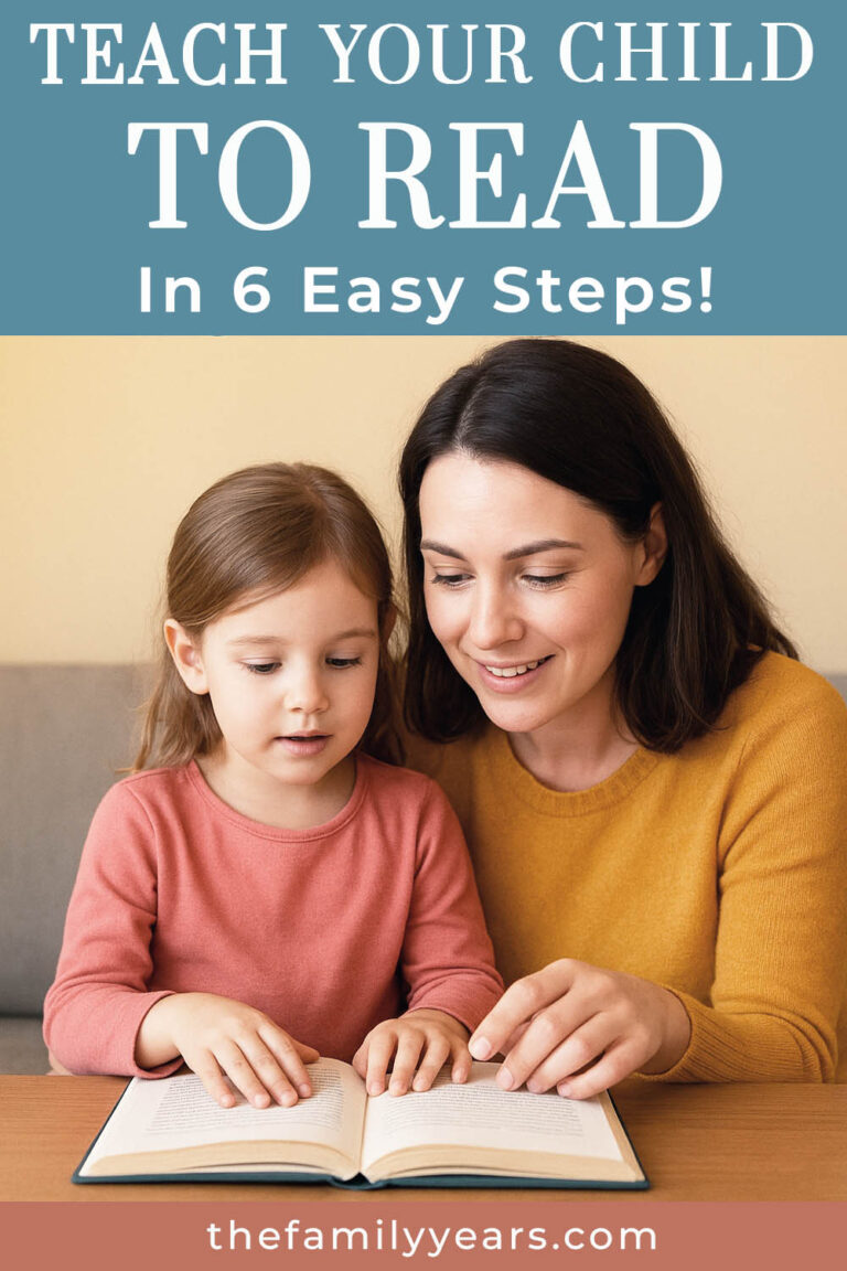 Teach Your Child to Read in 6 Easy Steps